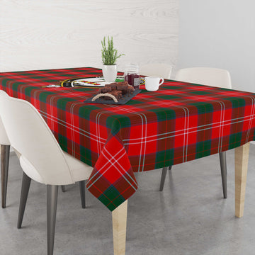 Fenton Tartan Tablecloth with Family Crest