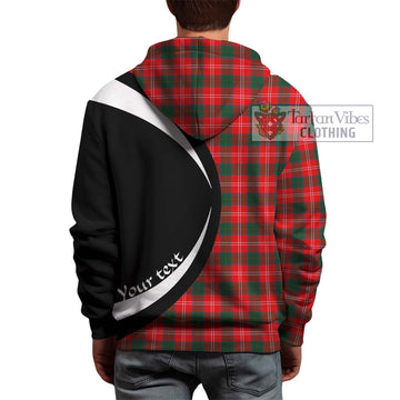 Fenton Tartan Hoodie with Family Crest Circle Style