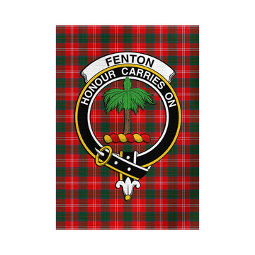 Fenton Tartan Garden Flag with Family Crest - Tartan Vibes Clothing
