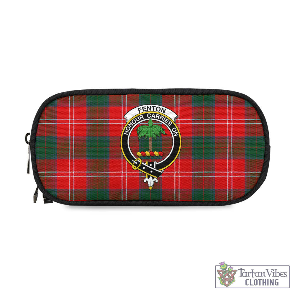 Tartan Vibes Clothing Fenton Tartan Pen and Pencil Case with Family Crest