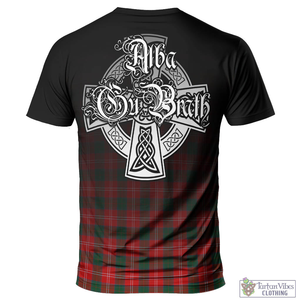 Tartan Vibes Clothing Fenton Tartan T-Shirt Featuring Alba Gu Brath Family Crest Celtic Inspired