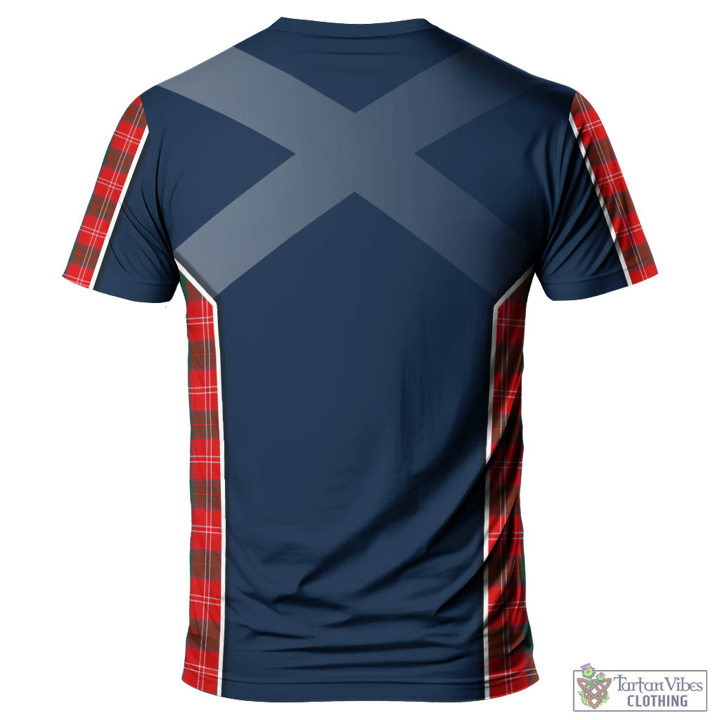 Tartan Vibes Clothing Fenton Tartan T-Shirt with Family Crest and Lion Rampant Vibes Sport Style