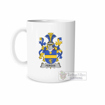 Fergus Irish Clan Coat of Arms Ceramic Mug