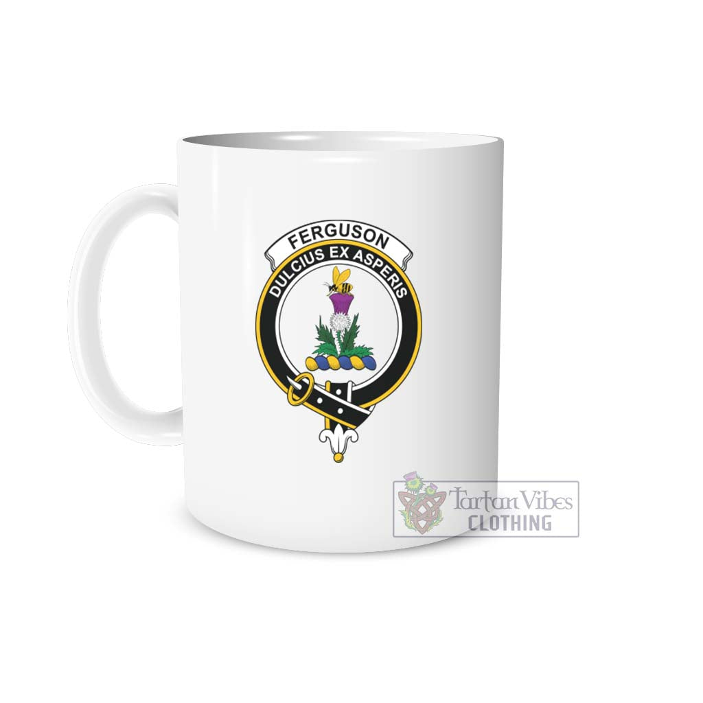 Ferguson (Fergusson) Family Crest Ceramic Mug One Size 11oz size - 2D-tartanvibesclothing