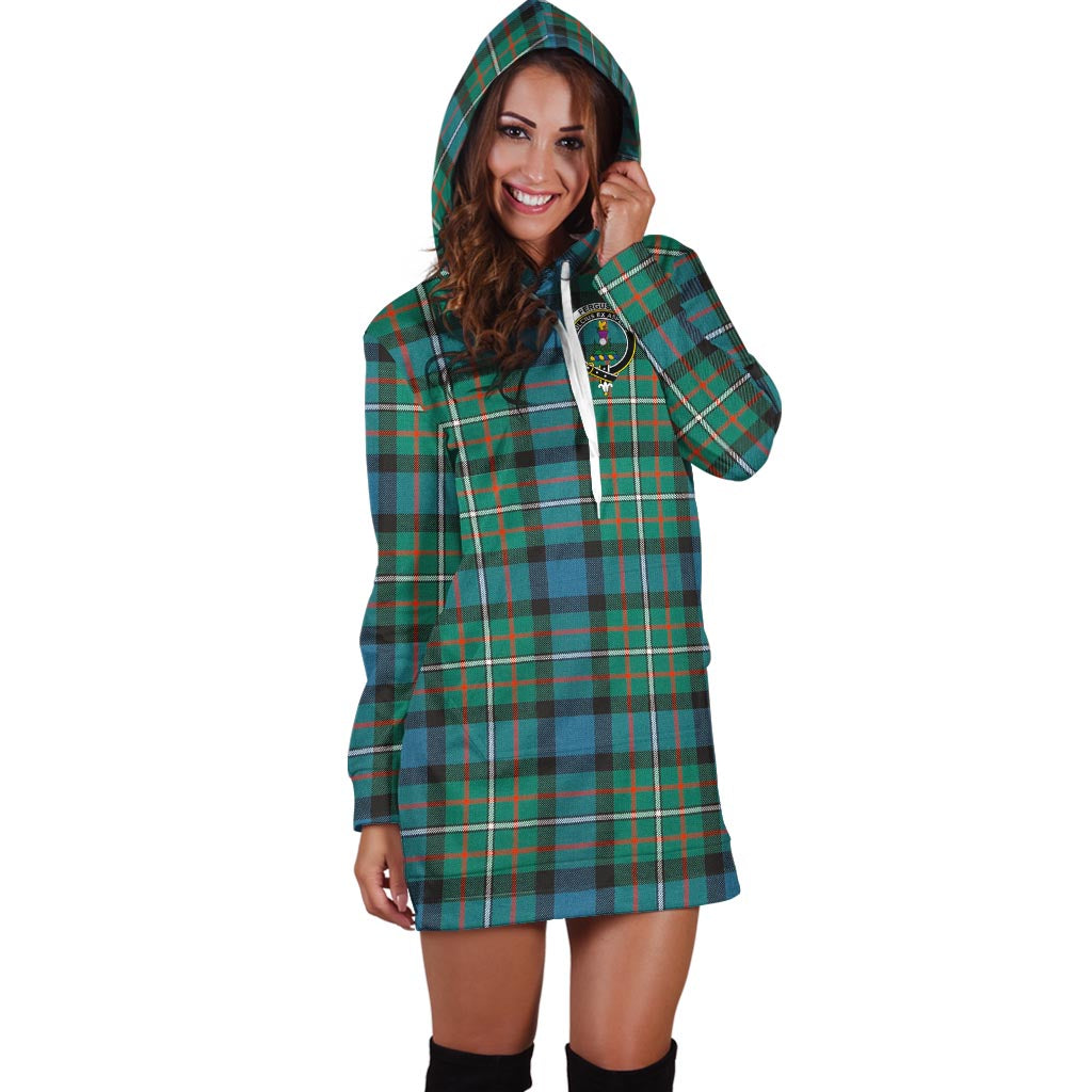 Ferguson (Fergusson) Tartan Hoodie Dress with Family Crest - Tartan Vibes Clothing