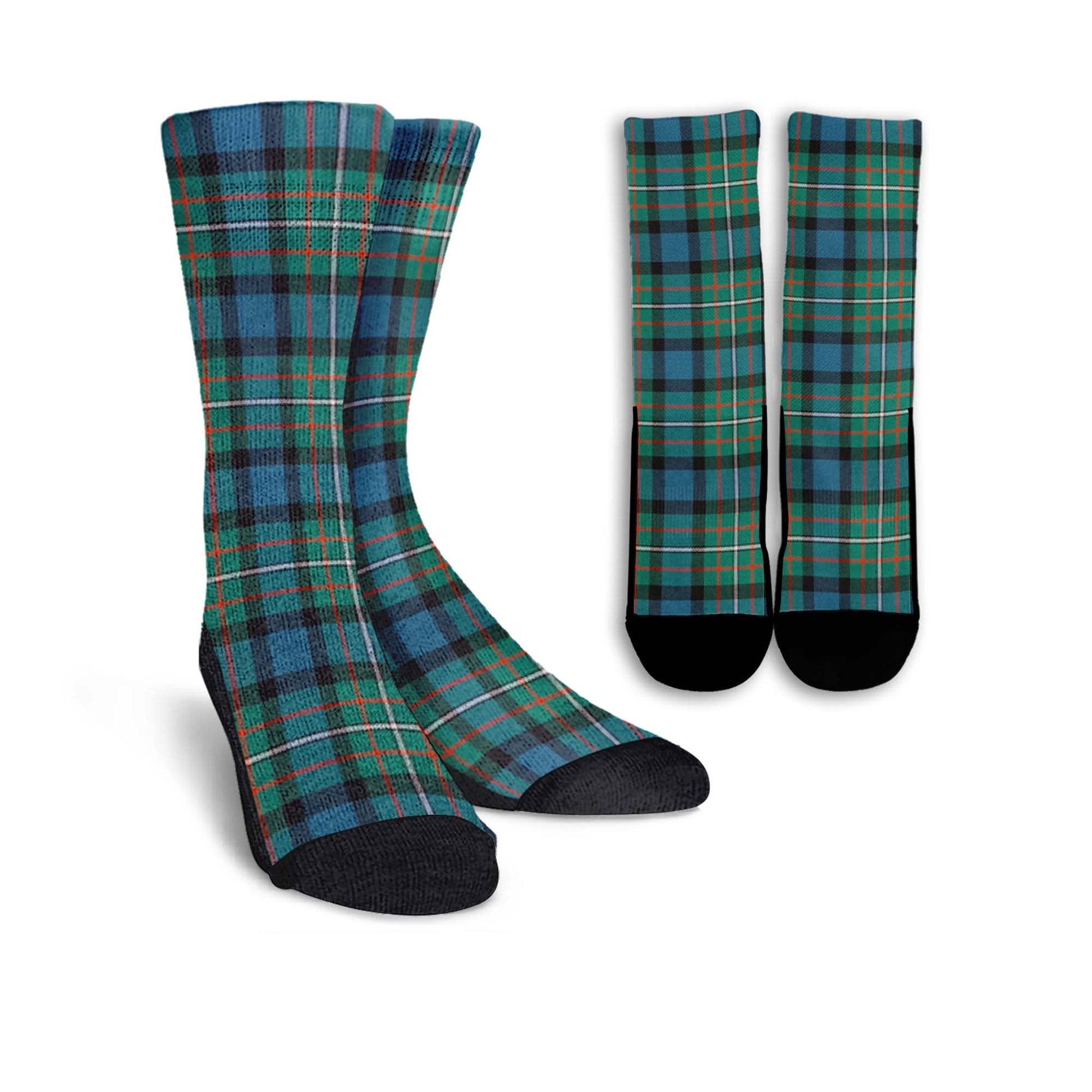 Ferguson Ancient Tartan Crew Socks - Tartanvibesclothing