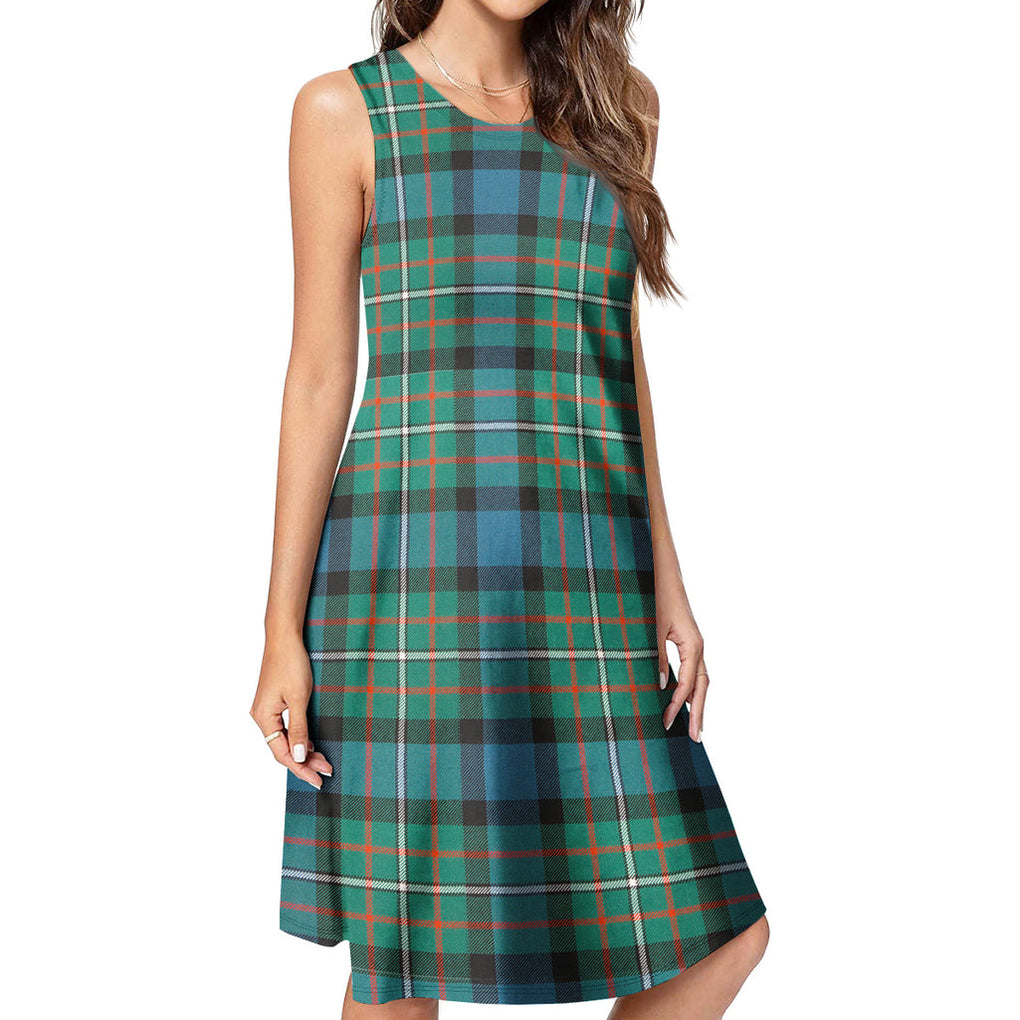 Ferguson Ancient Tartan Womens Casual Dresses - Tartanvibesclothing