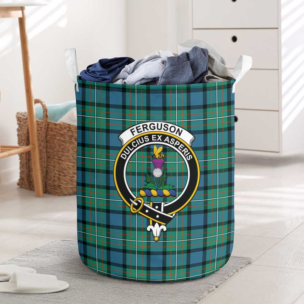 Ferguson (Fergusson) Tartan Laundry Basket with Family Crest One Size - Tartanvibesclothing Shop