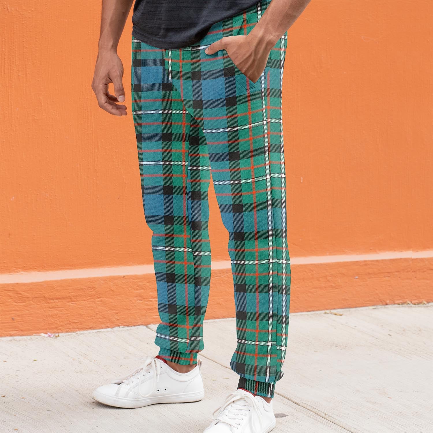 Ferguson Ancient Tartan Joggers Pants S - Tartanvibesclothing