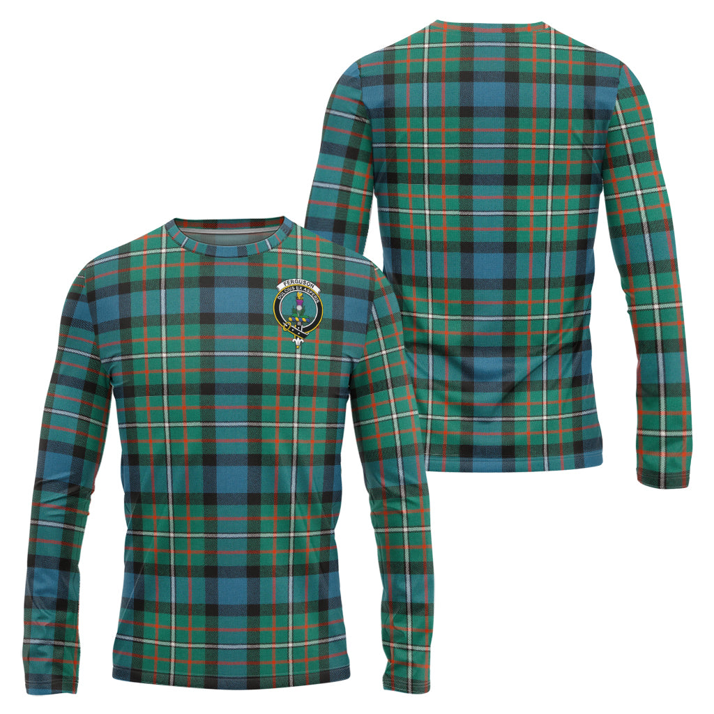 ferguson-ancient-tartan-long-sleeve-t-shirt-with-family-crest