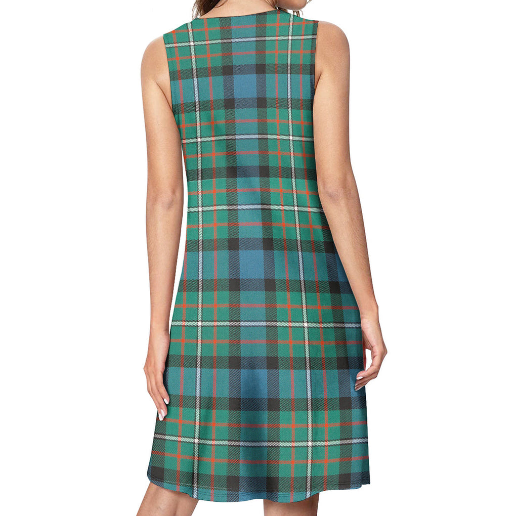 Ferguson Ancient Tartan Womens Casual Dresses - Tartanvibesclothing