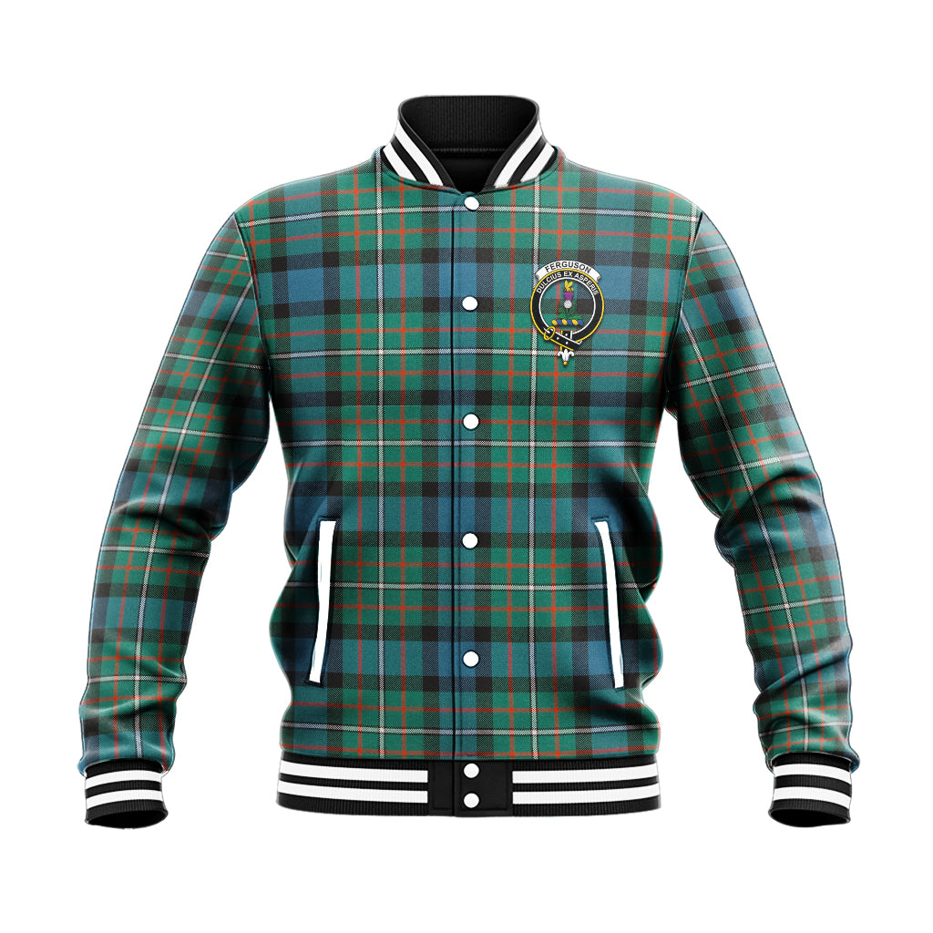 Ferguson (Fergusson) Tartan Baseball Jacket with Family Crest - Tartan Vibes Clothing