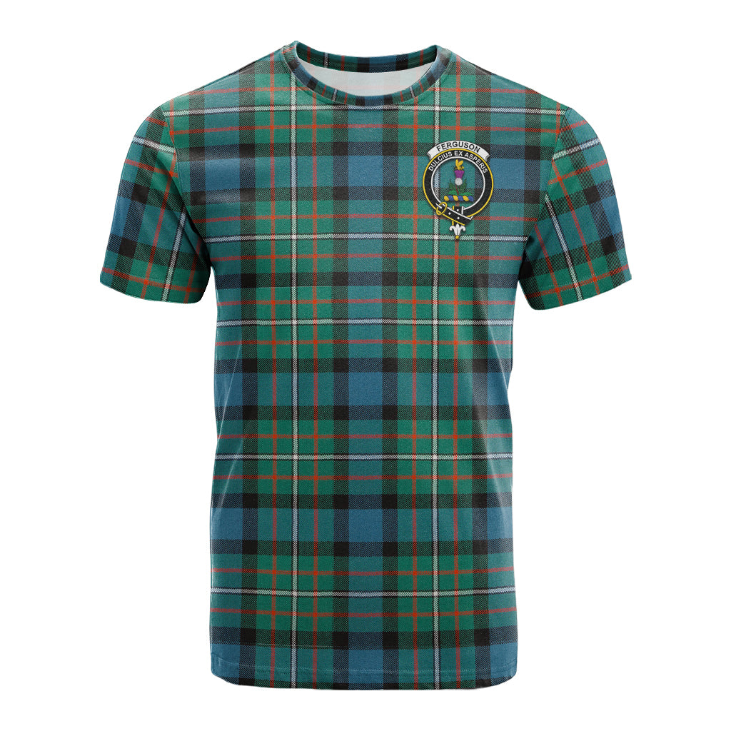 Ferguson (Fergusson) Tartan T-Shirt with Family Crest - Tartan Vibes Clothing