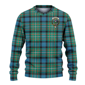 Ferguson (Fergusson) Tartan Ugly Sweater with Family Crest