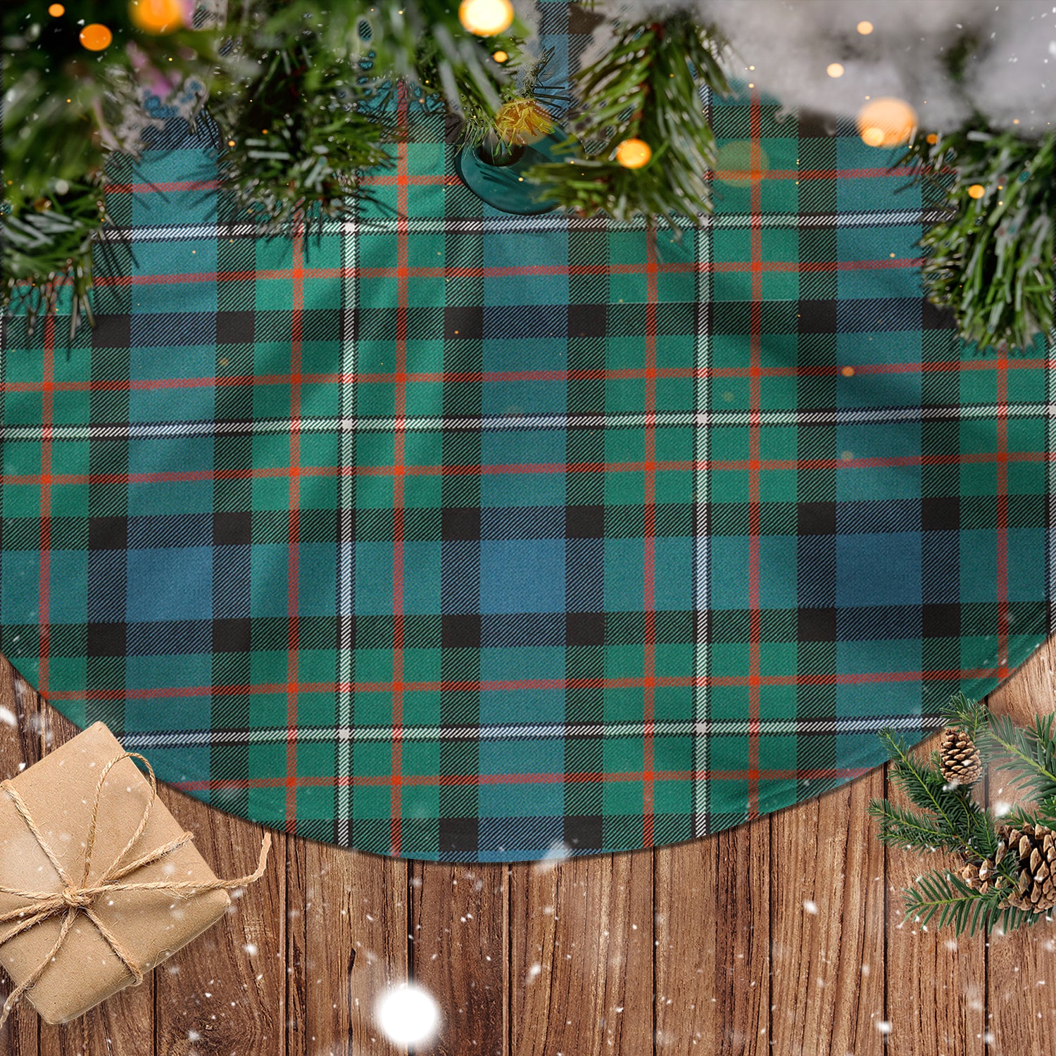 Ferguson Ancient Tartan Christmas Tree Skirt - Tartanvibesclothing