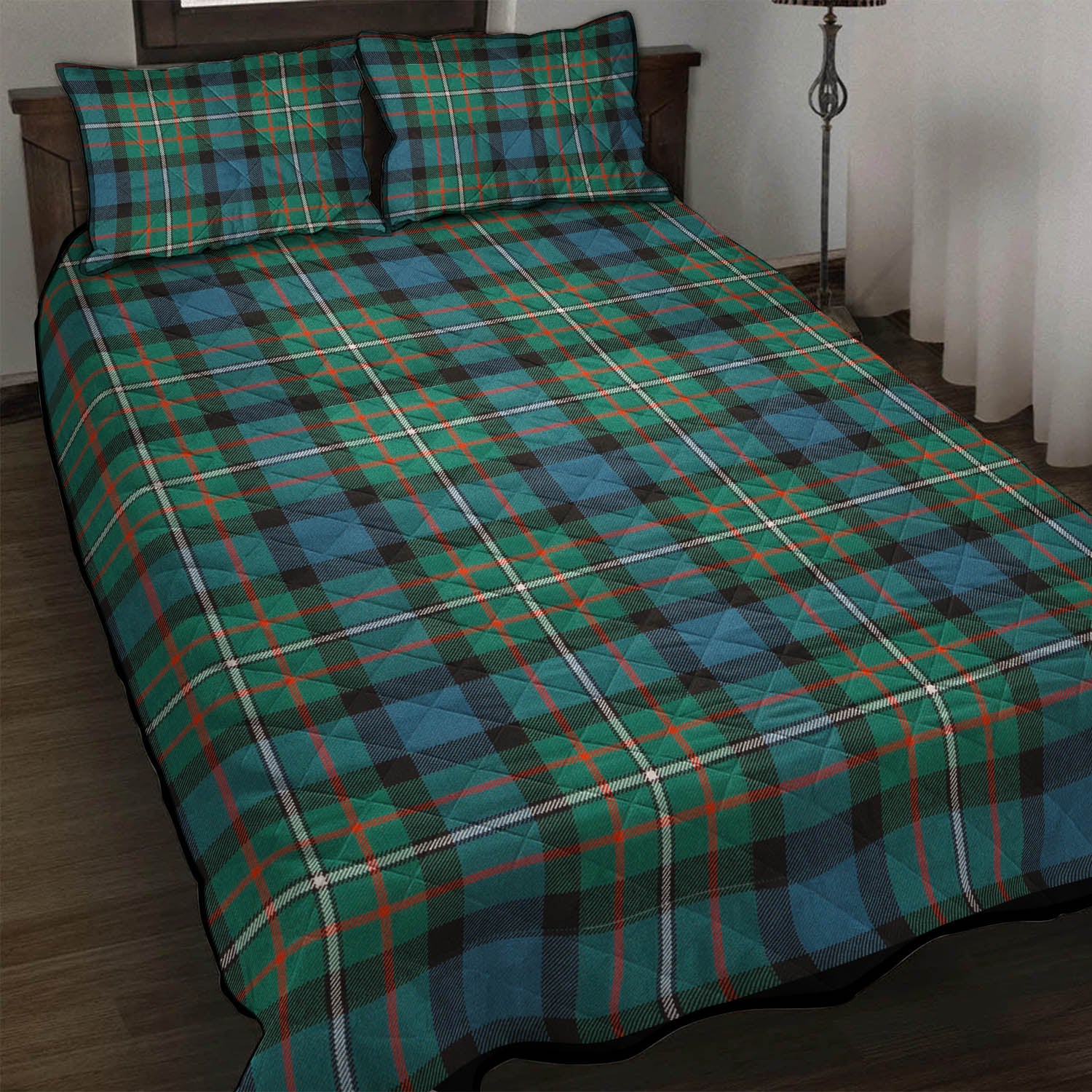 Ferguson (Fergusson) Tartan Quilt Bed Set - Tartan Vibes Clothing