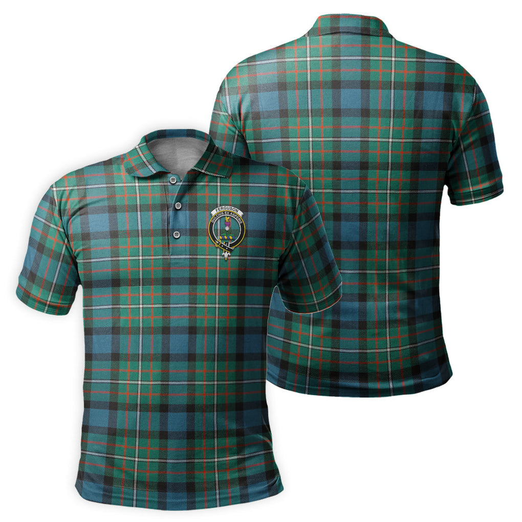 Ferguson (Fergusson) Tartan Men's Polo Shirt with Family Crest - Tartan Vibes Clothing