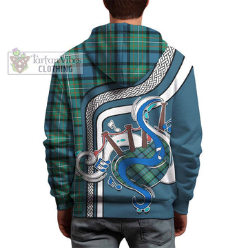 Ferguson (Fergusson) Tartan Hoodie with Epic Bagpipe Style