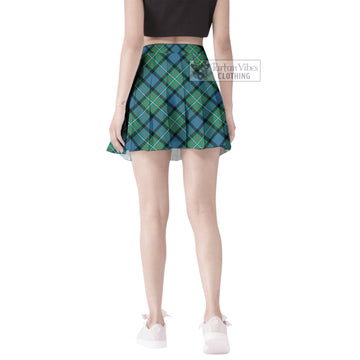 Ferguson (Fergusson) Tartan Women's Plated Mini Skirt Cross Style