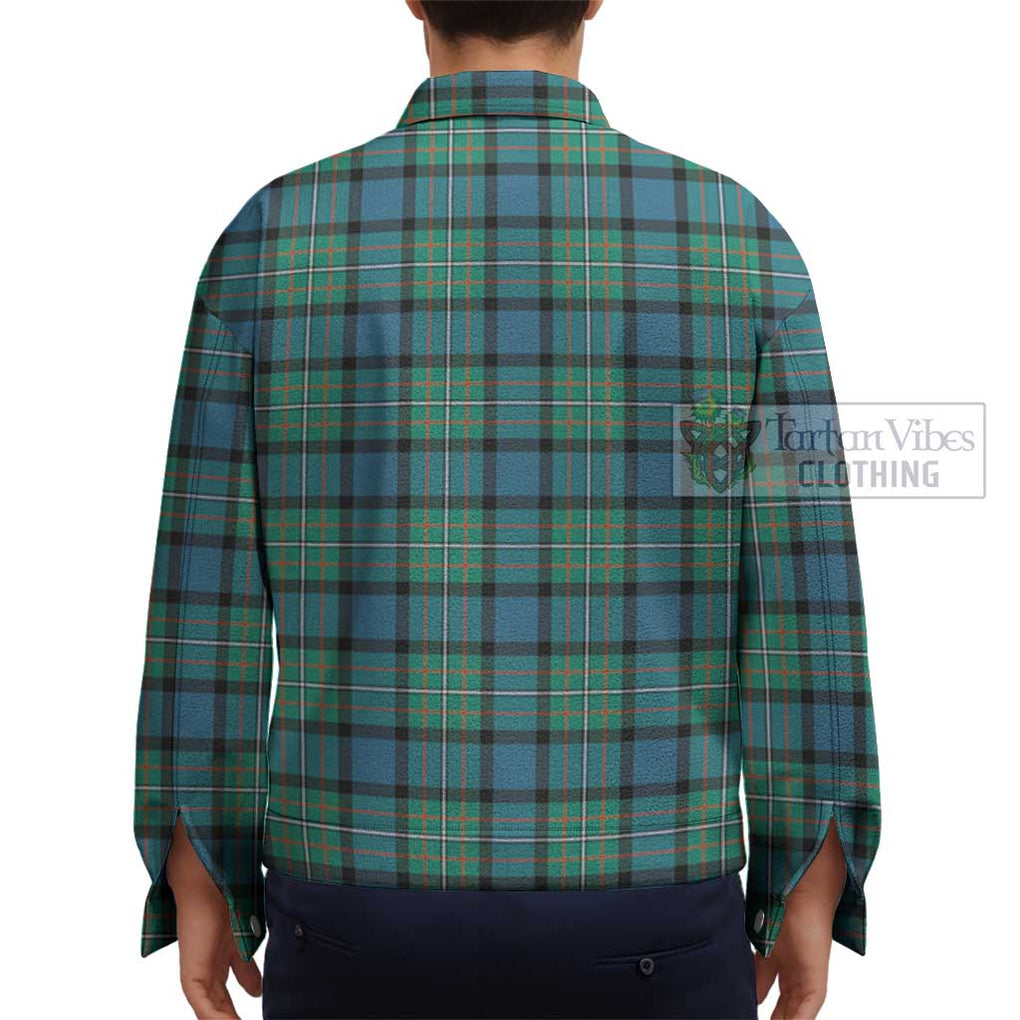 Ferguson (Fergusson) Tartan Unisex Lapel Cotton Jacket - Tartan Vibes Clothing