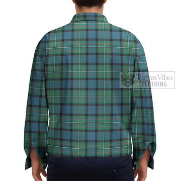 Ferguson (Fergusson) Tartan Unisex Lapel Cotton Jacket