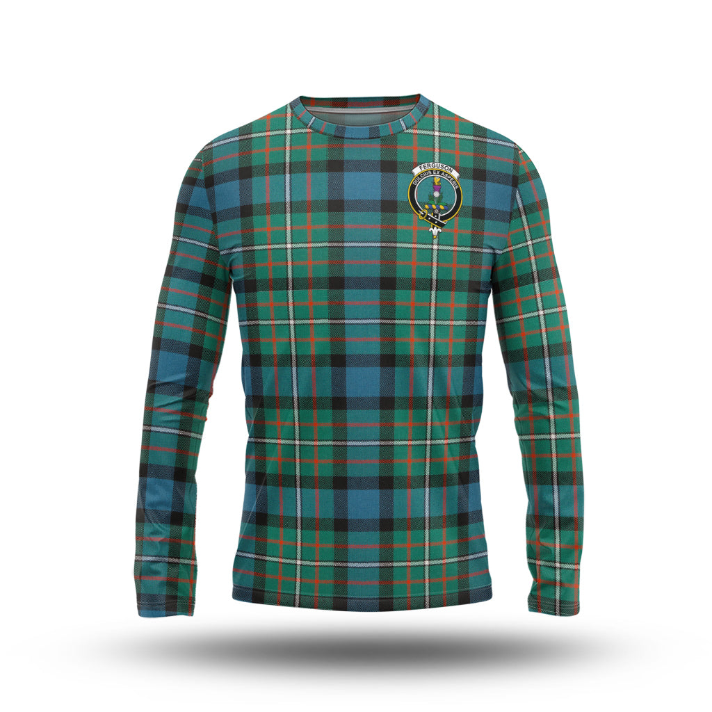 ferguson-ancient-tartan-long-sleeve-t-shirt-with-family-crest