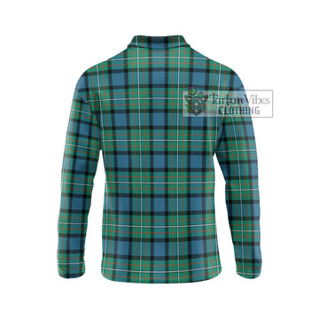 Ferguson (Fergusson) Tartan Long Sleeve Polo Shirt with Family Crest DNA In Me Style