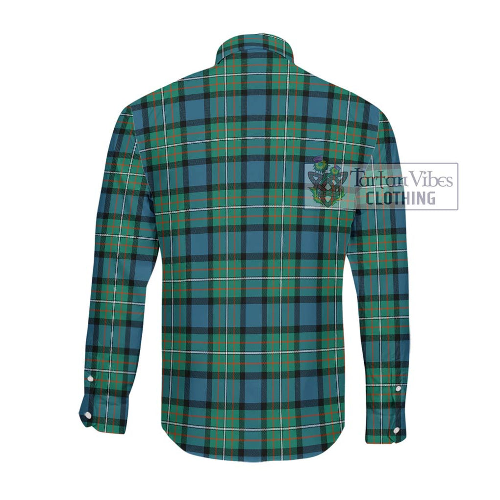 Ferguson (Fergusson) Tartan Long Sleeve Button Shirt with Family Crest DNA In Me Style - Tartanvibesclothing Shop