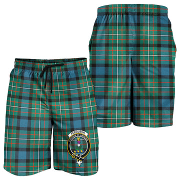 Ferguson (Fergusson) Tartan Mens Shorts with Family Crest