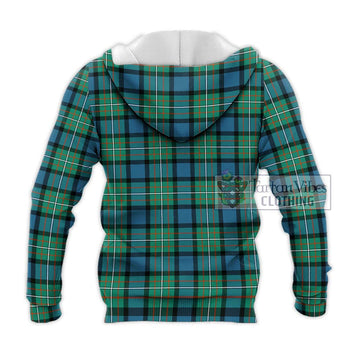 Ferguson (Fergusson) Tartan Knitted Hoodie with Family Crest DNA In Me Style