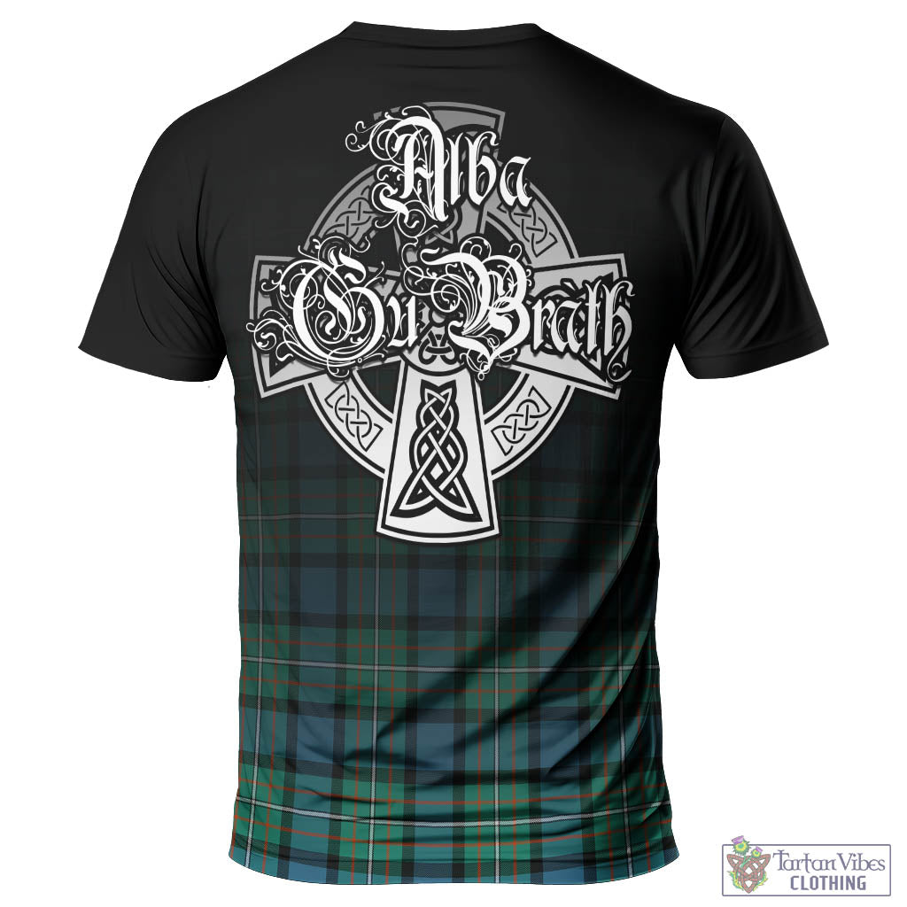 Tartan Vibes Clothing Ferguson Ancient Tartan T-Shirt Featuring Alba Gu Brath Family Crest Celtic Inspired