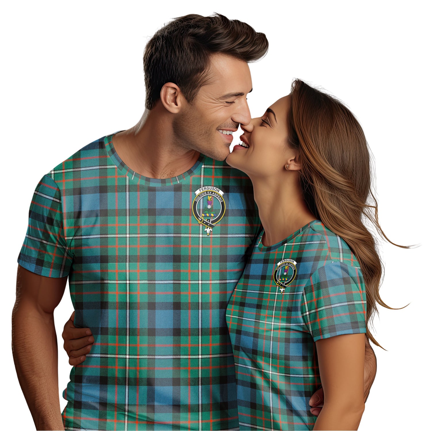 Ferguson (Fergusson) Tartan T-Shirt with Family Crest - Tartan Vibes Clothing