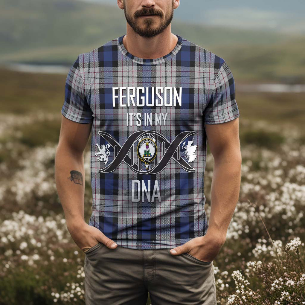 Ferguson Dress Tartan T-Shirt with Family Crest DNA In Me Style Kid's Shirt - Tartan Vibes Clothing