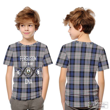 Ferguson Dress Tartan Kid T-Shirt with Family Crest DNA In Me Style