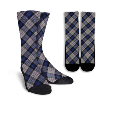 Ferguson Dress Tartan Crew Socks Cross Tartan Style