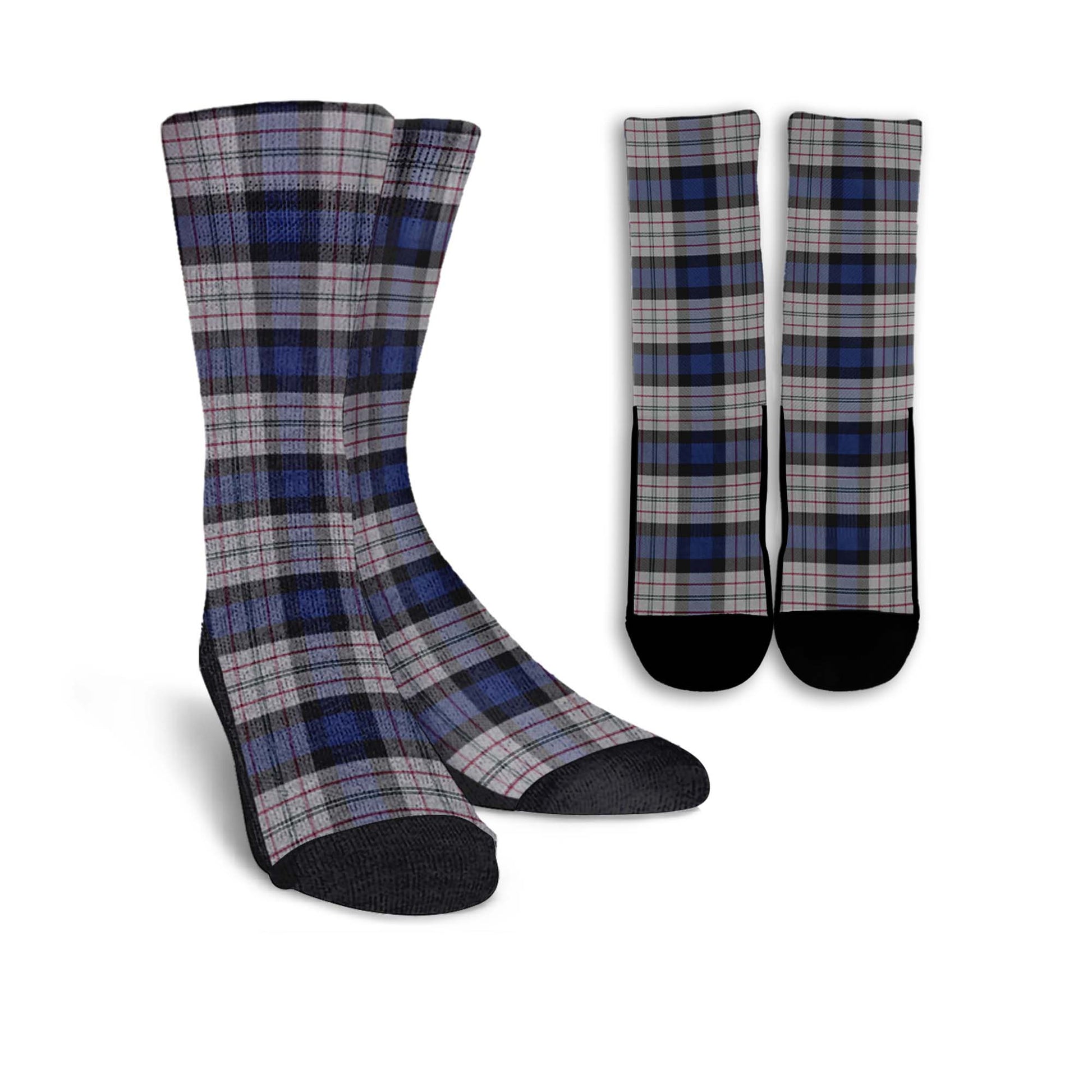 Ferguson Dress Tartan Crew Socks - Tartanvibesclothing