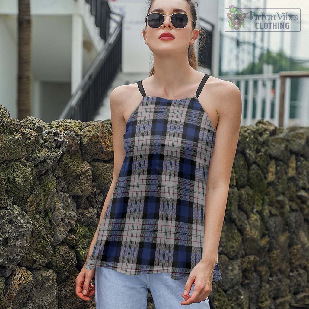 Tartan Vibes Clothing Ferguson Dress Tartan Loose Halter Neck Camisole