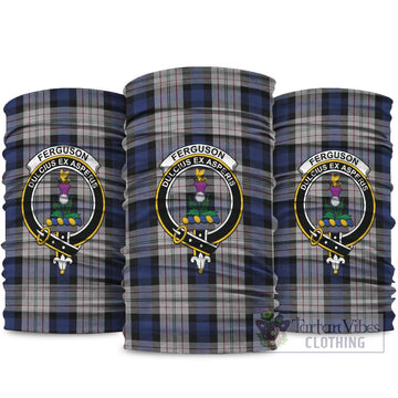 Ferguson Dress Tartan Neck Gaiters, Tartan Bandanas, Tartan Head Band with Family Crest