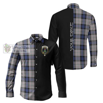 Ferguson Dress Tartan Long Sleeve Button Shirt with Family Crest and Half Of Me Style