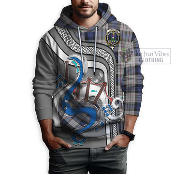 Ferguson Dress Tartan Hoodie with Epic Bagpipe Style