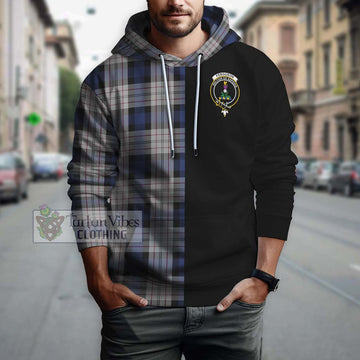 Ferguson Dress Tartan Hoodie with Family Crest and Half Of Me Style