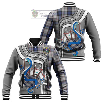 Ferguson Dress Tartan Baseball Jacket with Epic Bagpipe Style