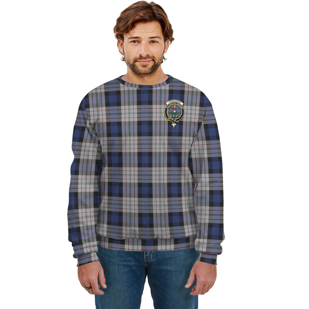 Ferguson Dress Tartan Sweatshirt with Family Crest Unisex - Tartan Vibes Clothing