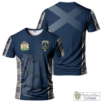 Ferguson Dress Tartan T-Shirt with Family Crest and Lion Rampant Vibes Sport Style