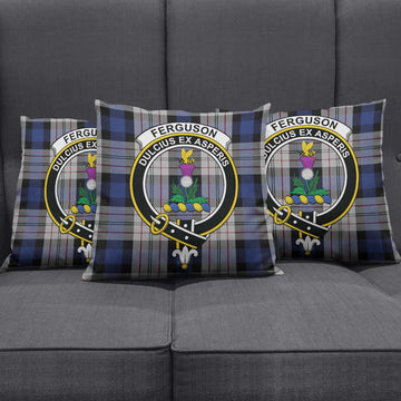 Ferguson Dress Tartan Pillow Cover with Family Crest