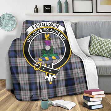 Ferguson Dress Tartan Blanket with Family Crest