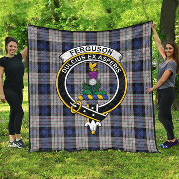 Ferguson Dress Tartan Quilt with Family Crest