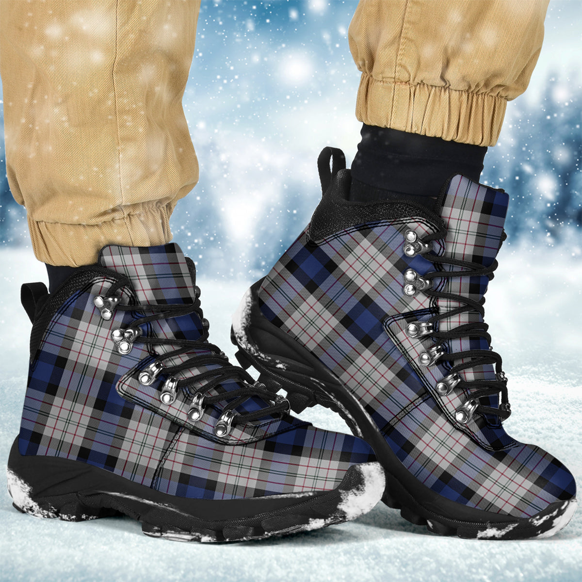 Ferguson Dress Tartan Alpine Boots - Tartanvibesclothing