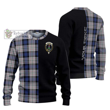 Ferguson Dress Tartan Ugly Sweater with Family Crest and Half Of Me Style