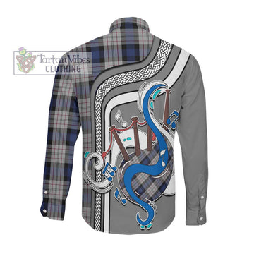 Ferguson Dress Tartan Long Sleeve Button Shirt with Epic Bagpipe Style